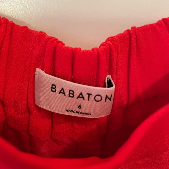 Babaton | Artizia | High rise short | Red colour | Size 6 | Faux fly - Picture 4 of 7